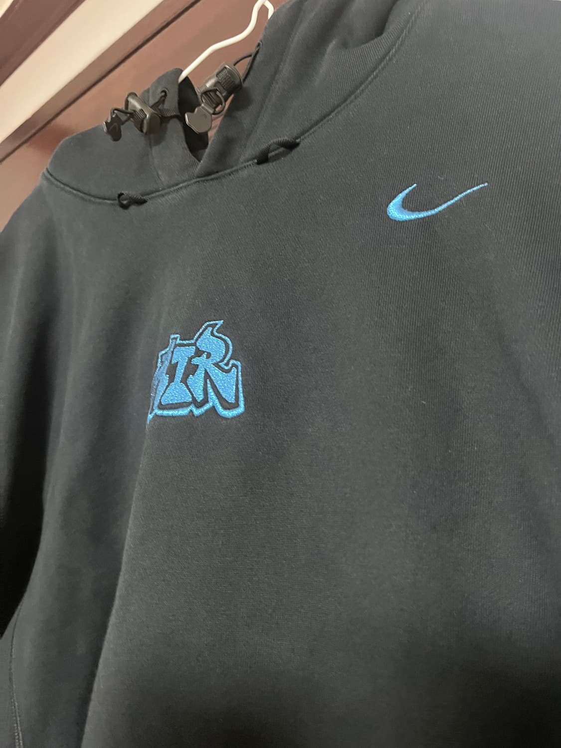 나이키 오프화이트 nrg 플리스 후드 블랙 아시아  상품이미지4