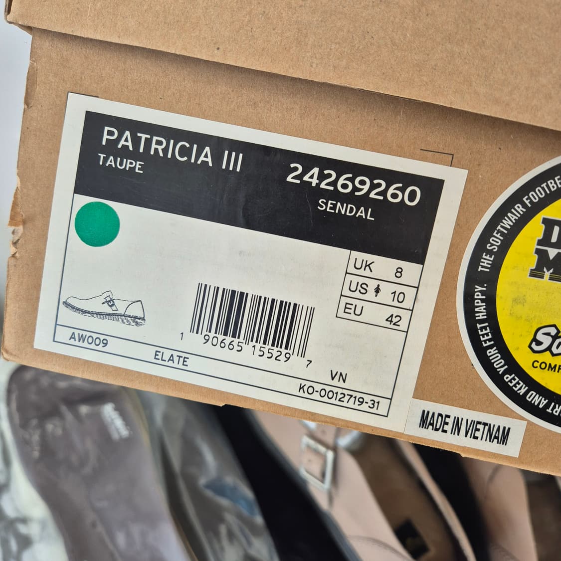 [새상품]닥터마틴 패트리샤 터키석 콘초 커스텀 #토프컬러 상품이미지8