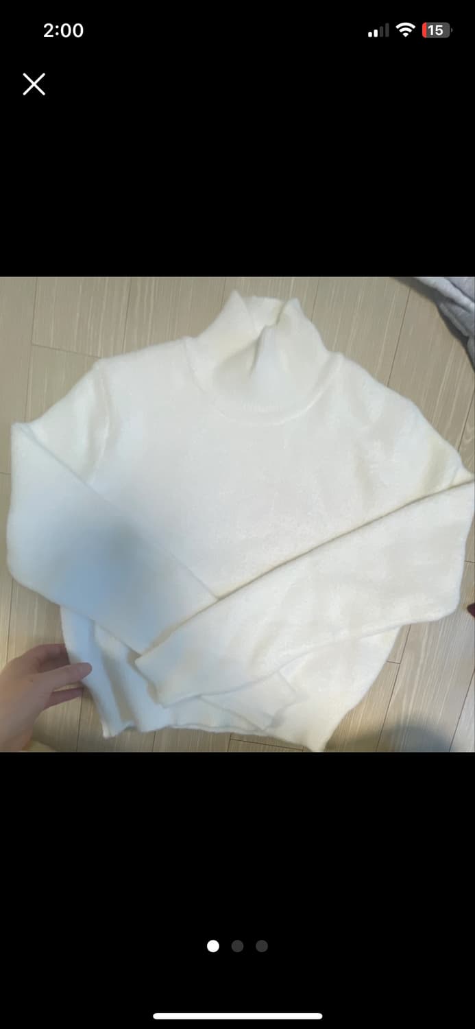 ZARA 자라 여성 터틀넥 크롭 니트 S 상품이미지1