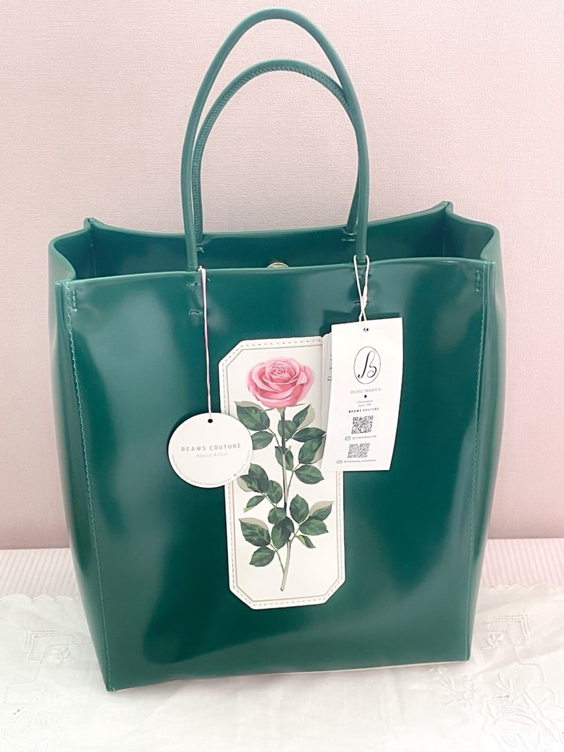 Rurumary's x Beams 루루메리 빔즈 콜라보 백 그린 상품이미지1