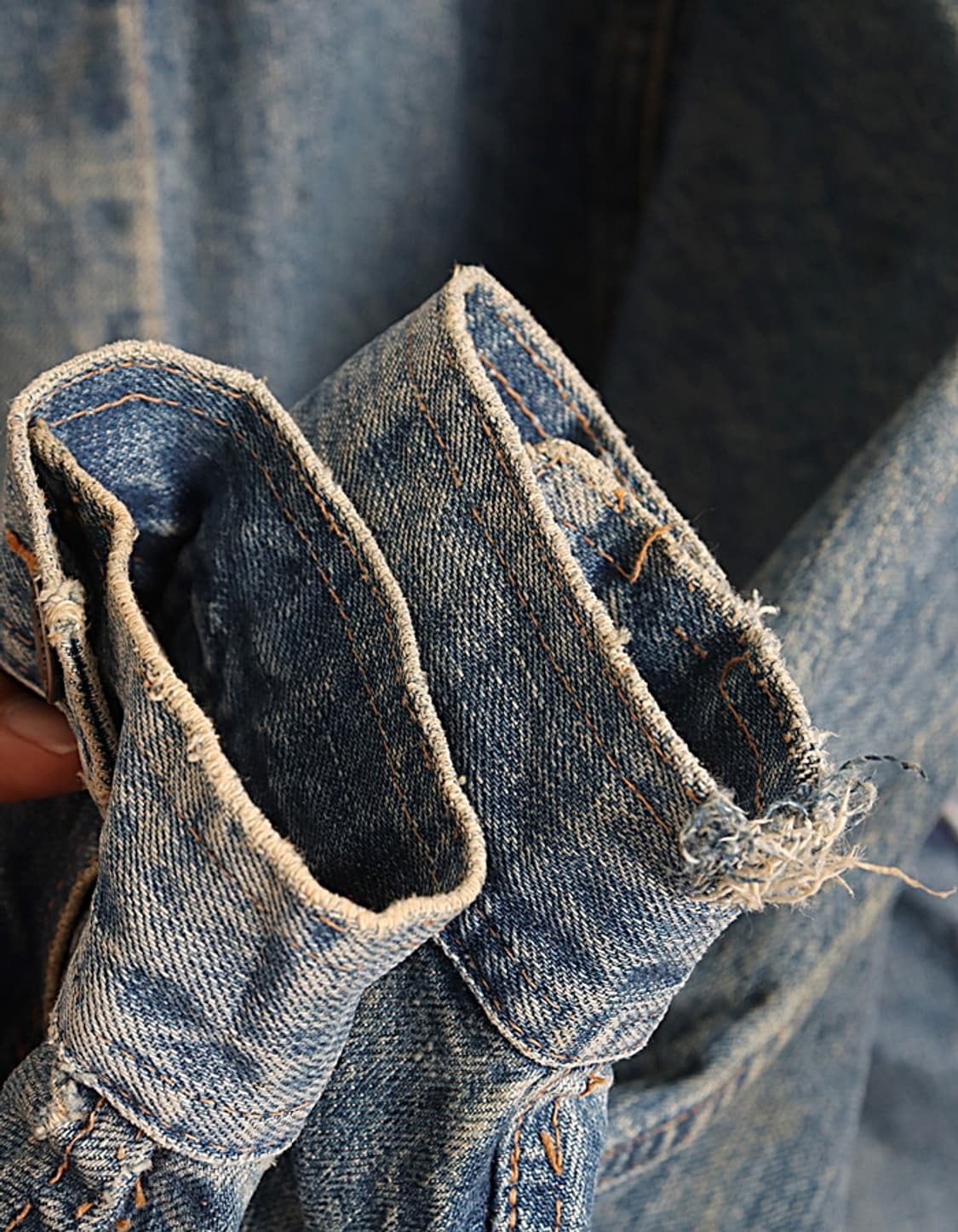 8~90's BLUE WAY Denim Trucker Jacket 상품이미지5