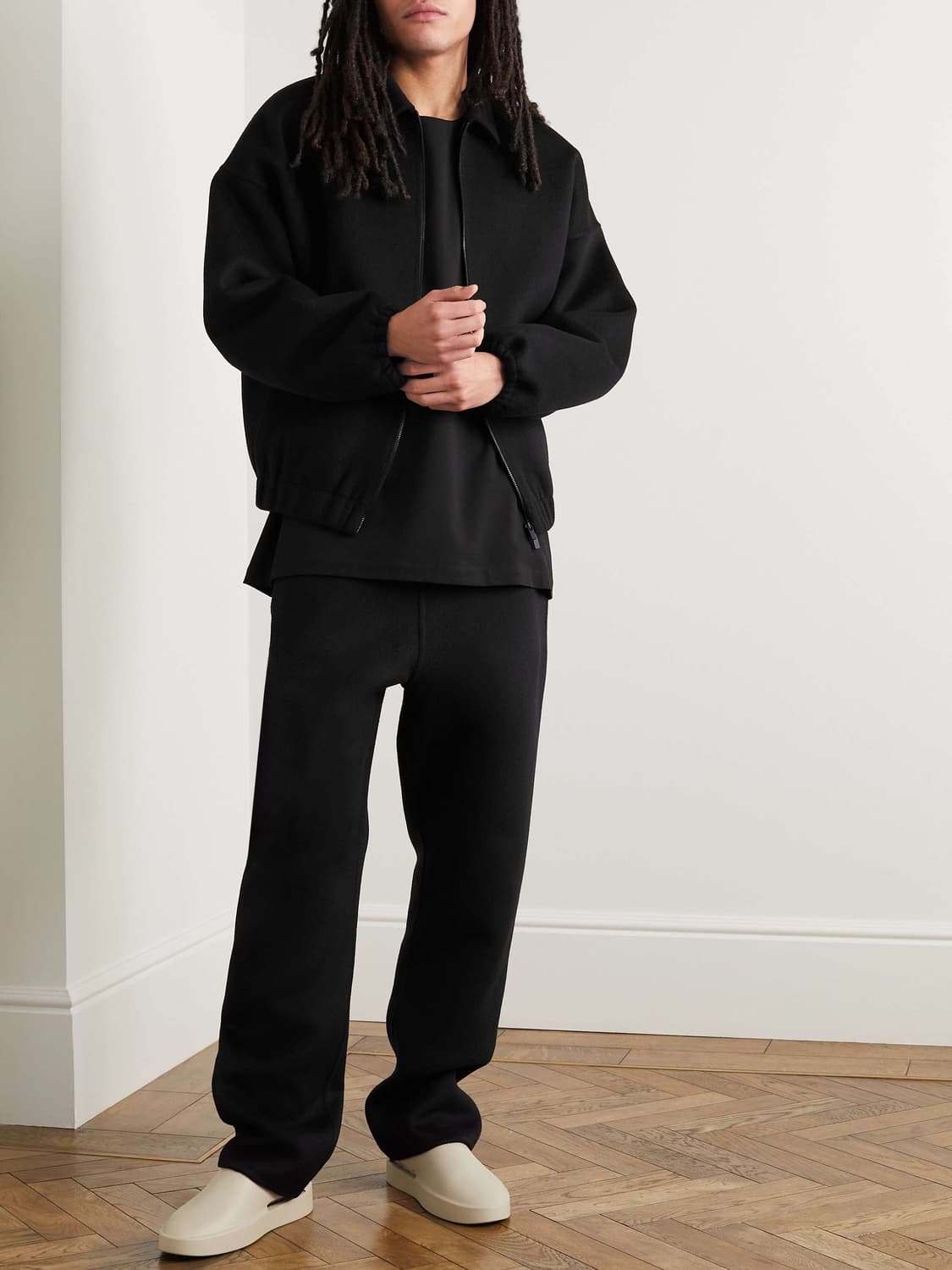 피어오브갓 이터널 울 +캐시미어 블루종 블랙 상품이미지5