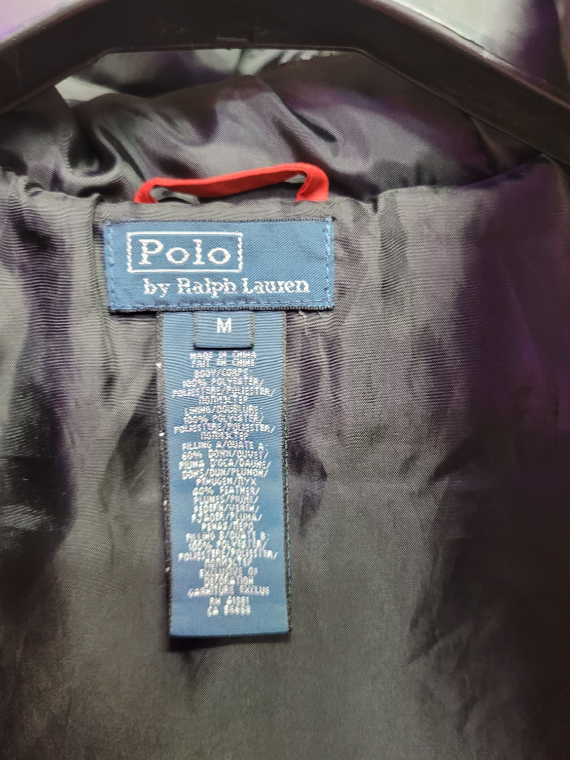 Polo 폴로 랄프로렌 레드 패딩 조끼 상품이미지3