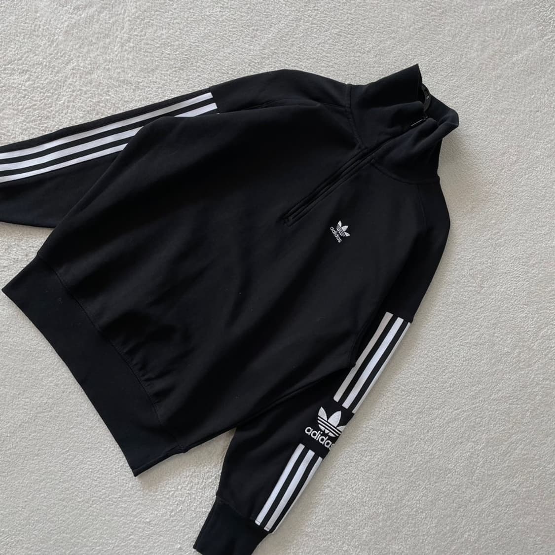 아디다스 락업 맨투맨 반집업 90-95 상품이미지3