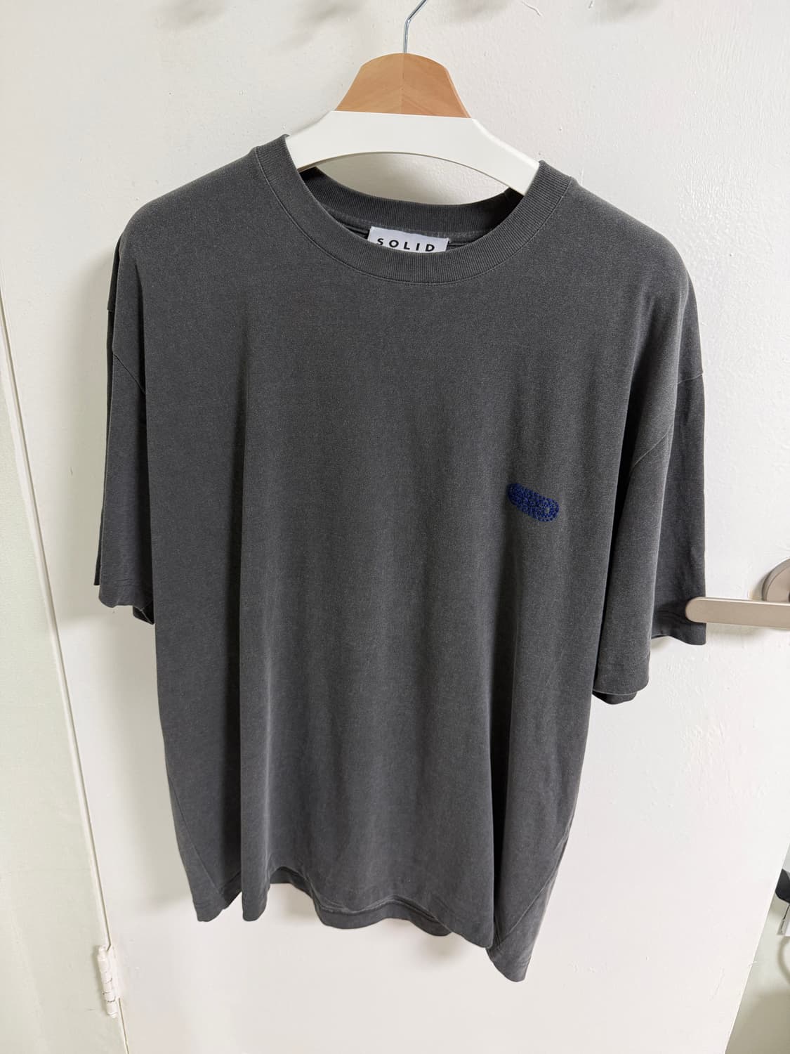 (50)솔리드옴므 반팔티셔츠 그레이 상품이미지1