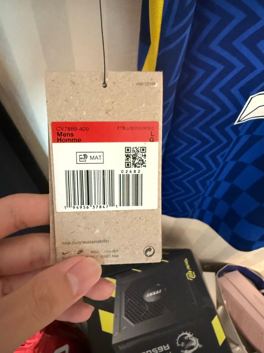 [새상품] 첼시 유니폼 21 22 홈킷 마운트 풀마킹 L 상품이미지4