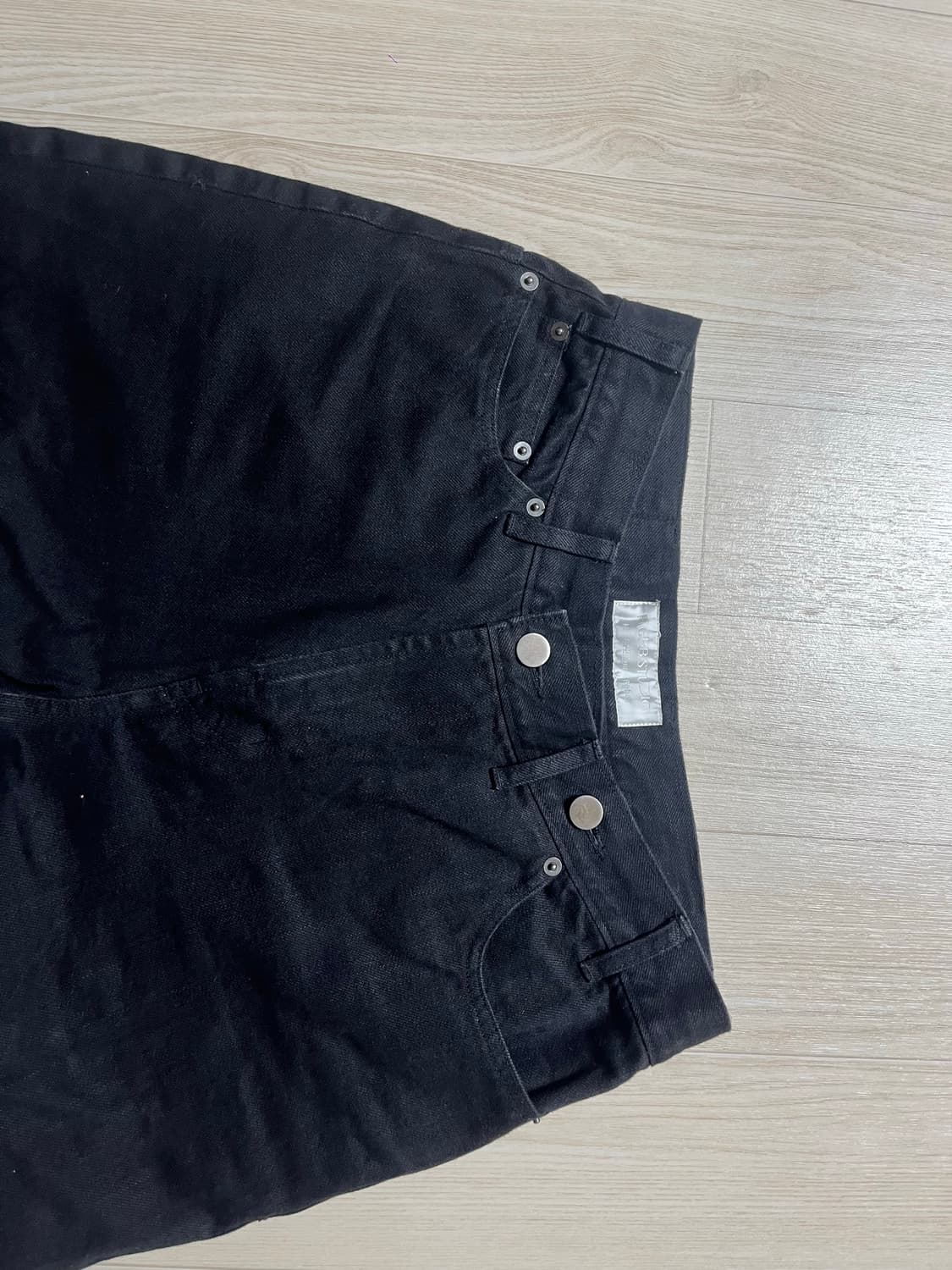 [HGBB STUDIO] YUPIK DENIM JEANS (BLACK) 상품이미지7