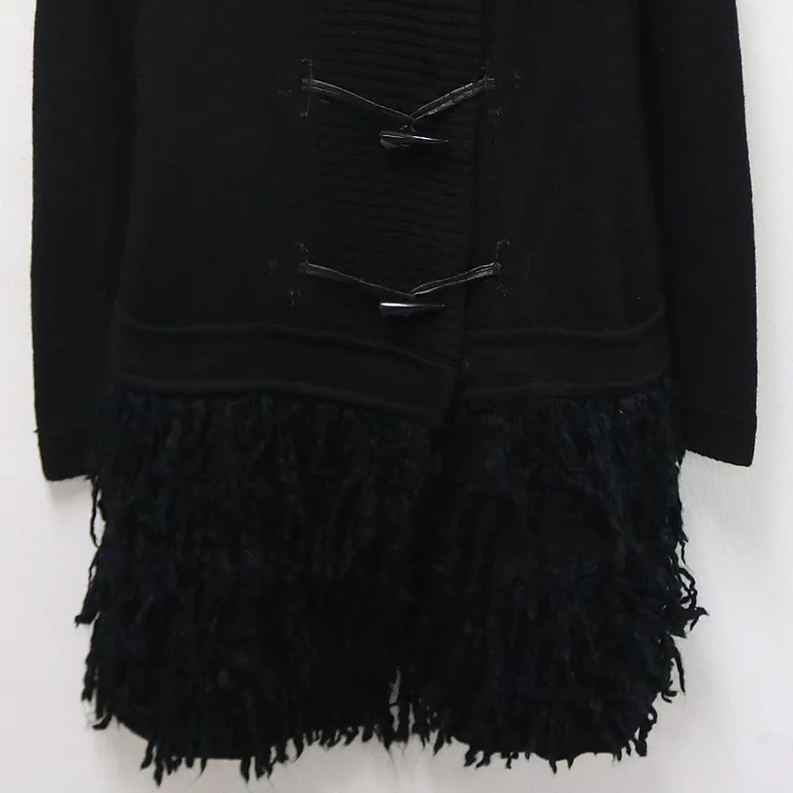 DERHY 퍼 포인트 울 떡볶이 니트 자켓 63611 상품이미지4