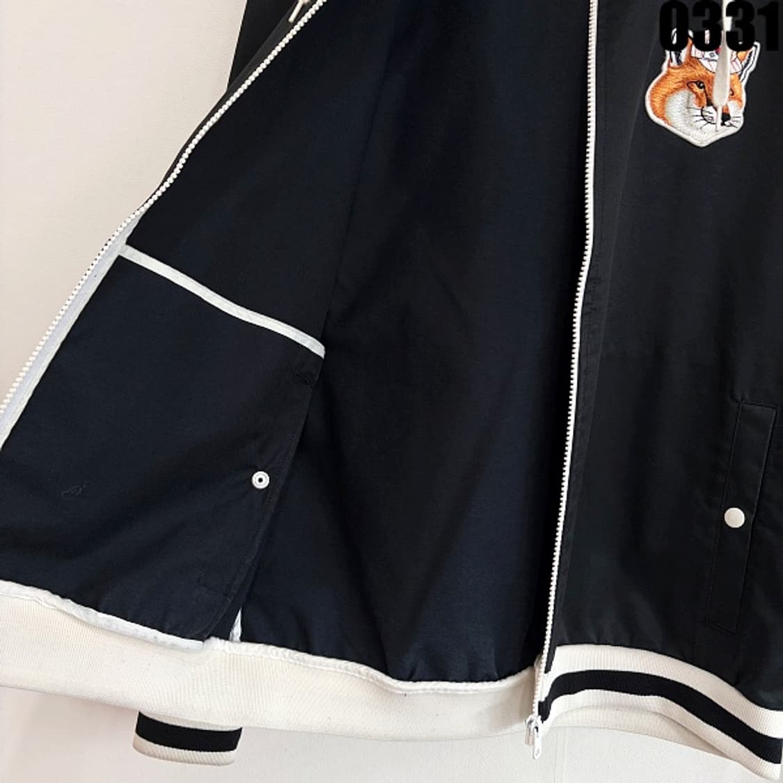 메종 키츠네 폭스 패치 후드 집업 자켓 003 0331 상품이미지8
