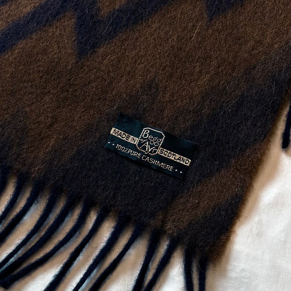 스코틀랜드 Begg of Ayr 캐시미어 머플러 상품이미지5