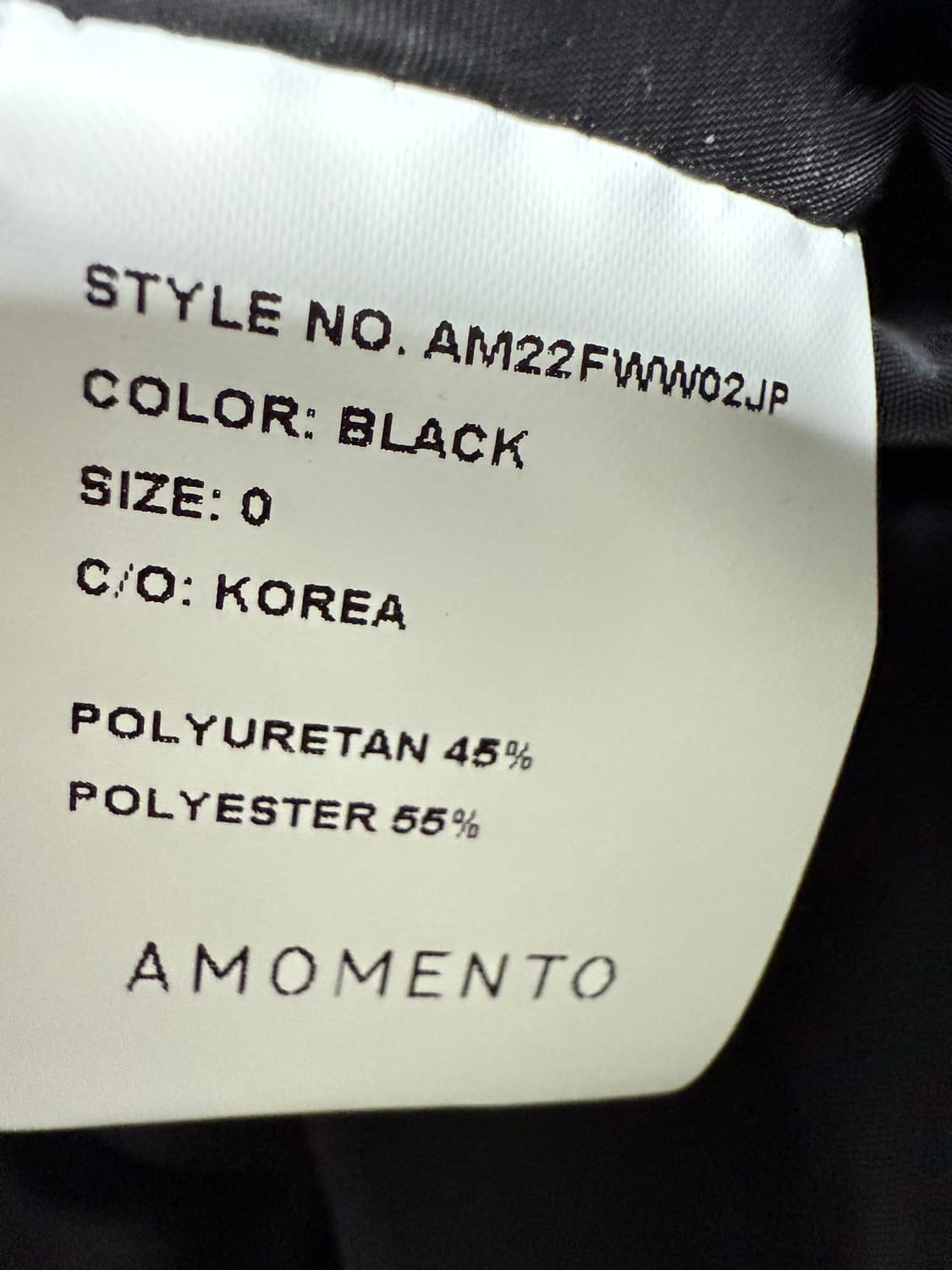 아모멘토 레더 자켓 상품이미지4