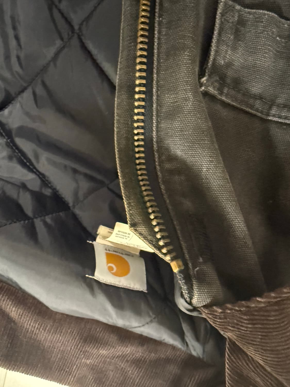 미제 칼하트 C26 자켓 XL 블랙 상품이미지4