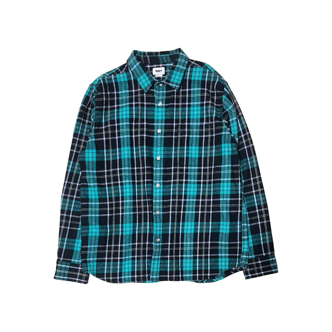 오베이 오가닉 플란넬 체크 셔츠 상품이미지1