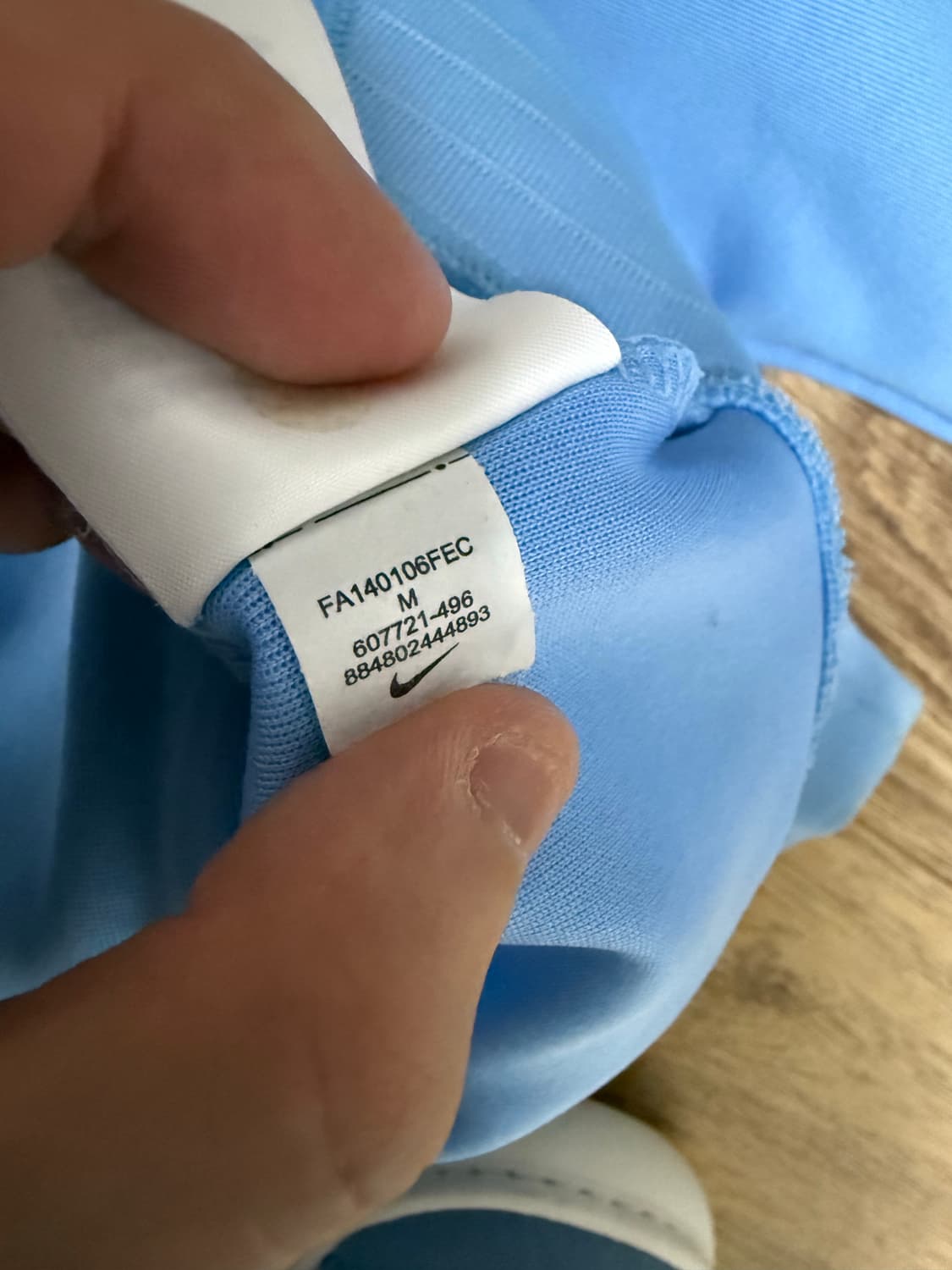 나이키 맨시티 15-16 MCFC 하늘색 져지 상품이미지6