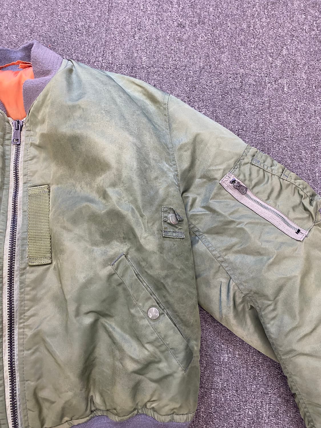 90s USA Ma-1 자켓 (50s type) 상품이미지5