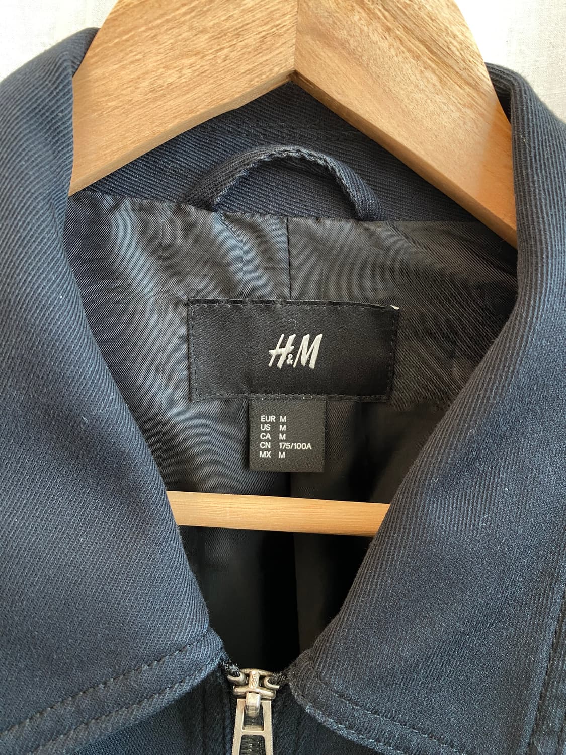 H&M 블랙 집업자켓(MEN M) 상품이미지7