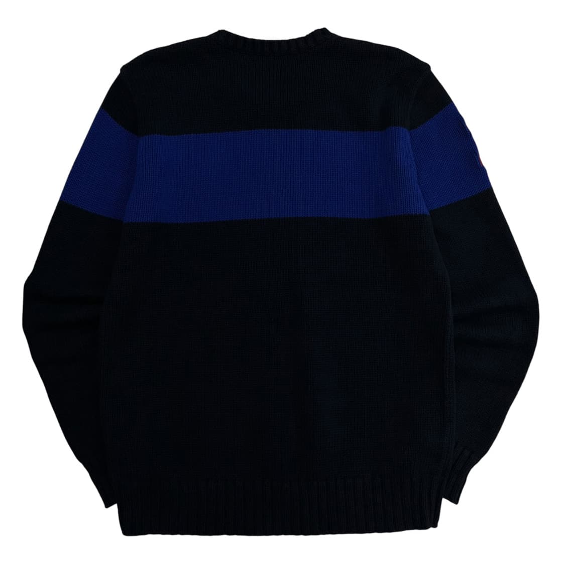폴로 랄프로렌 레드 빅포니 네이비 배색 블랙 니트 XL 상품이미지3