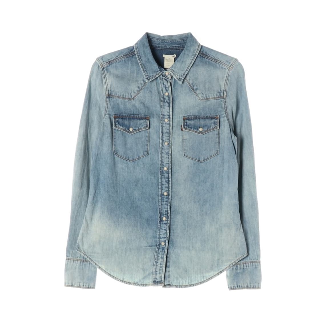 리바이스 웨스턴 데님 셔츠 S 상품이미지1