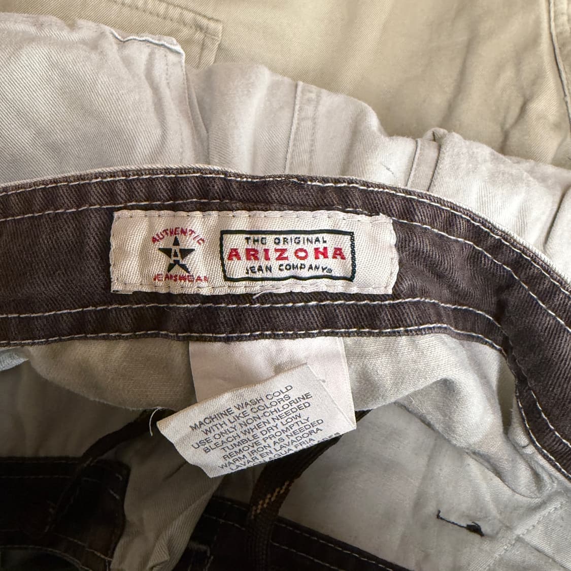 Arizona Cargo Shorts White 32 Size 26050 상품이미지9