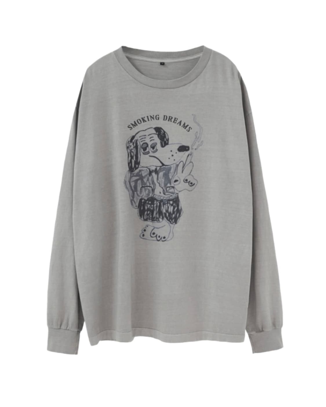 [2] 폴리테루 행크 롱슬리브 블루 독 빈티지 그레이 - 24SS 상품이미지1