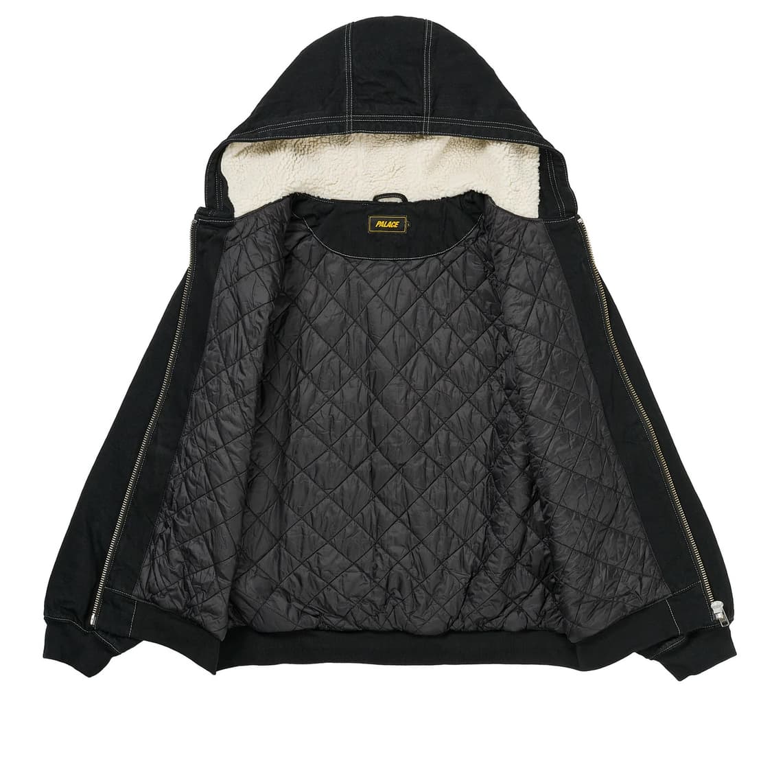 팔라스 후드 쉐프 자켓 블랙 스톤 워시 - 25FW 상품이미지3