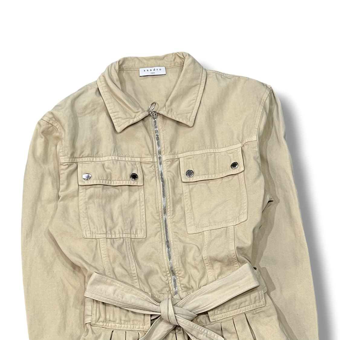  산드로 카라 오버롤 원피스 y14070 상품이미지4