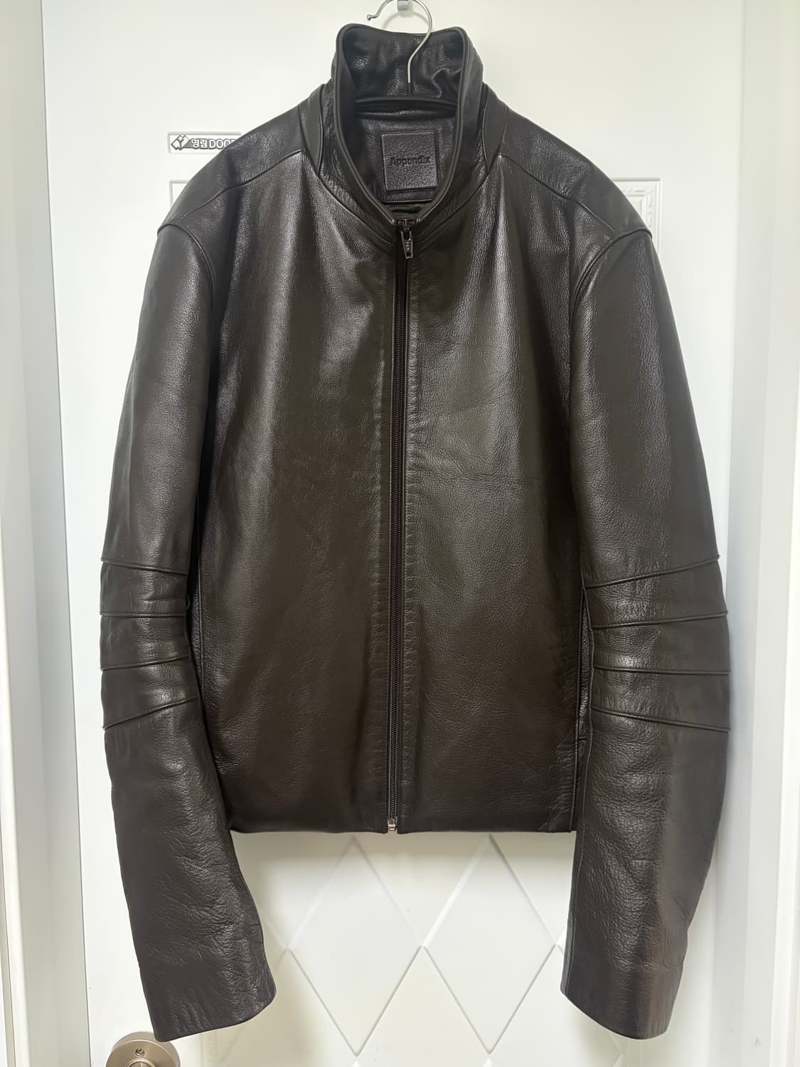 [2] 머듈 appendix 레더 자켓 브라운 2사이즈 상품이미지1