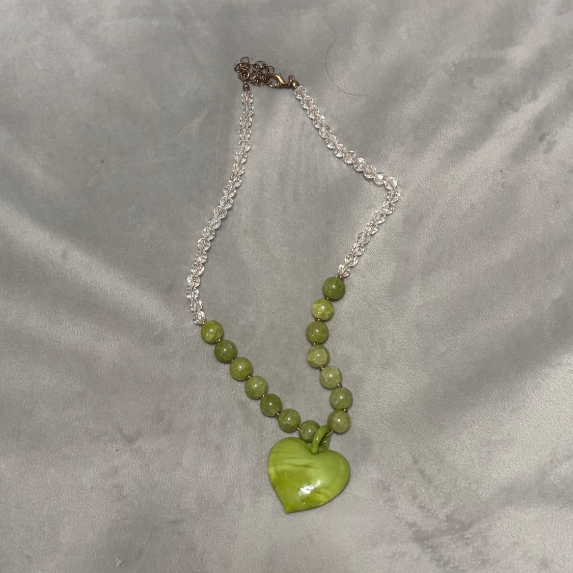 빈티지 모리걸 페어리 하트 팬던트 목걸이  상품이미지3