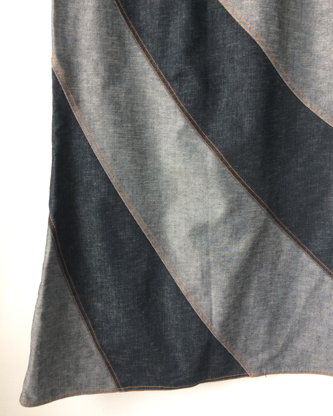 Patch work point long skirt 상품이미지3