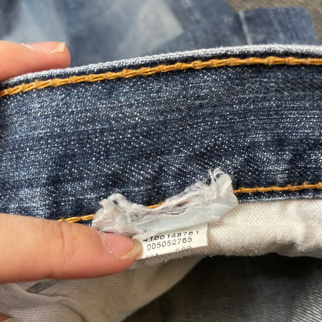 (38) 리바이스 505 38X30 중청 워싱 데님 팬츠 상품이미지3