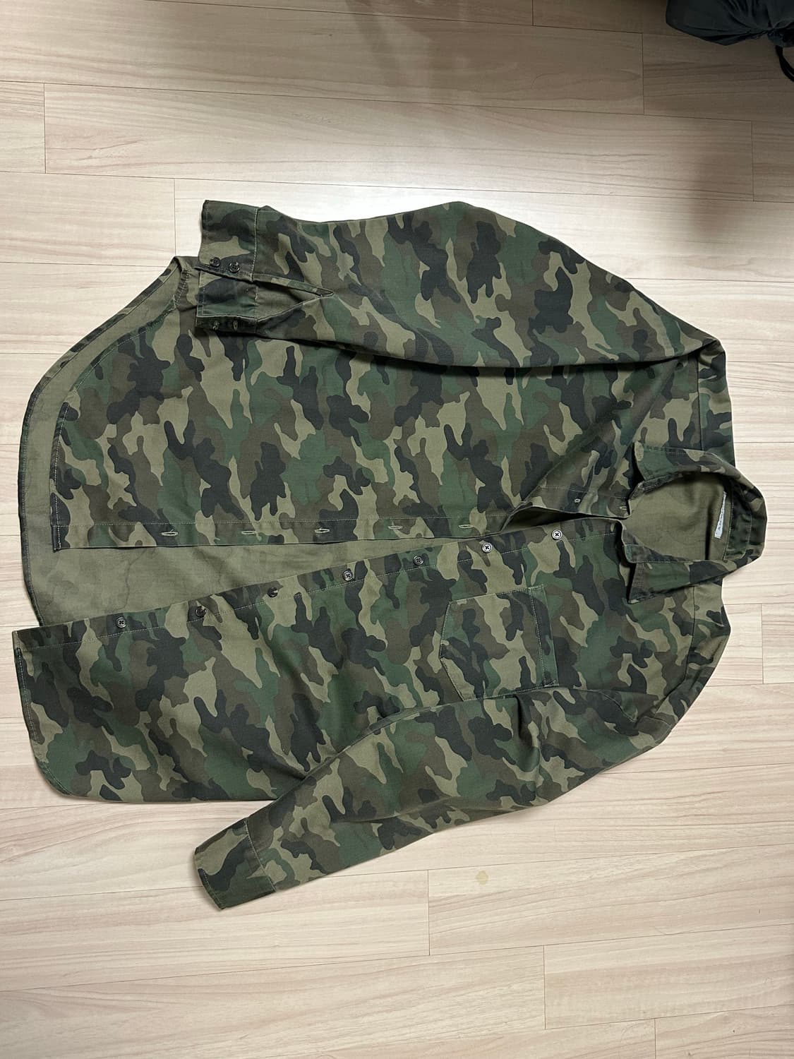 빈티지 카모셔츠 상품이미지1