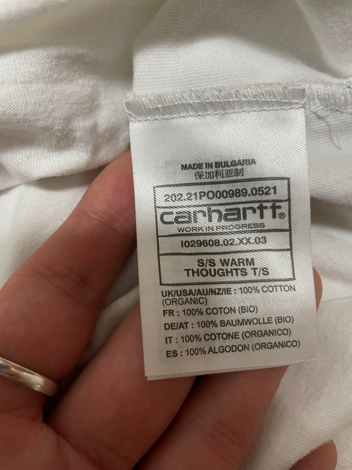 Carhartt - 전면 프린팅 티셔츠 (XL-XXL 추천) 상품이미지4