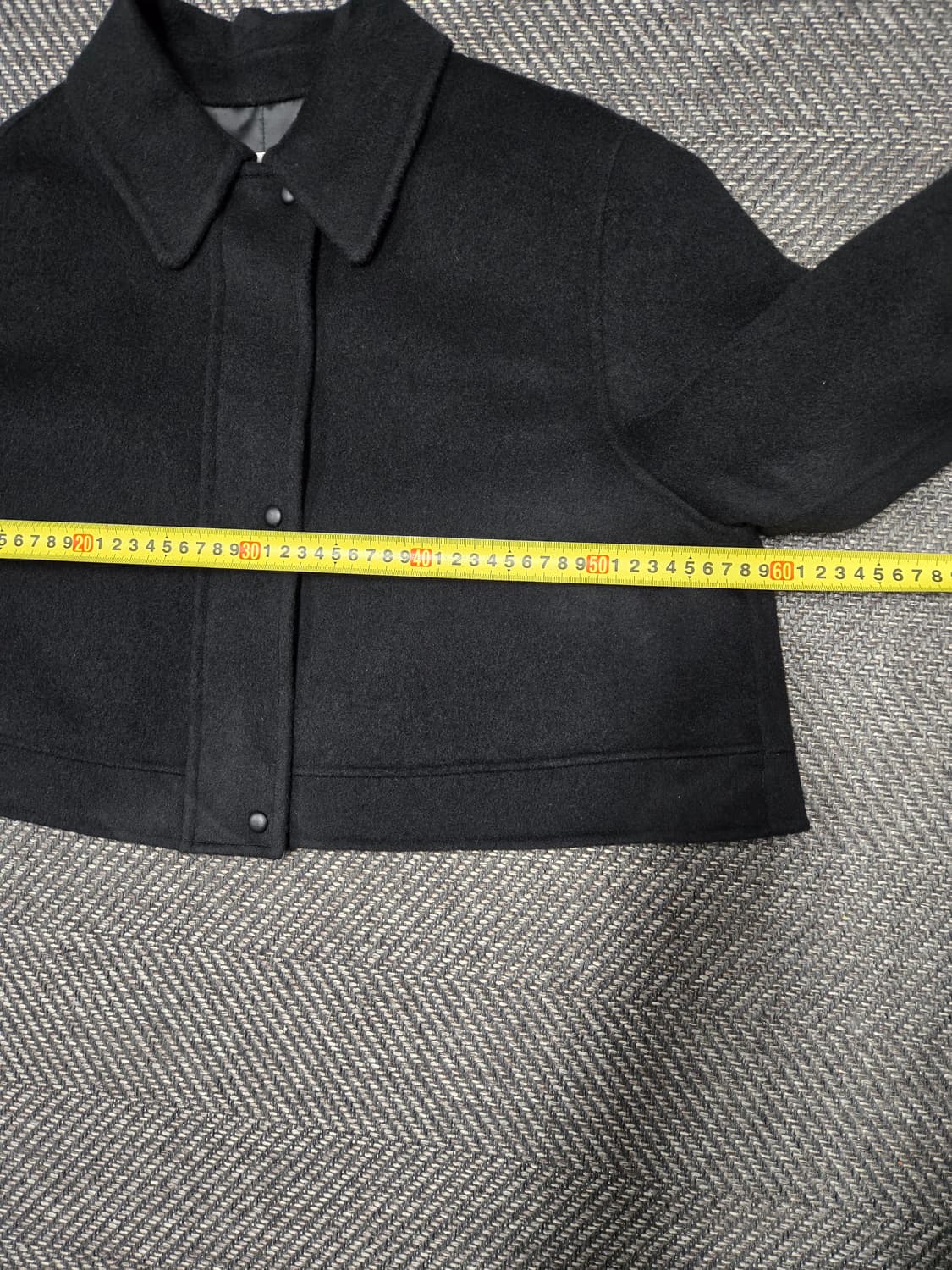 허앤쉬 her&she 크롭자겟 울90% 숏코트 상품이미지7