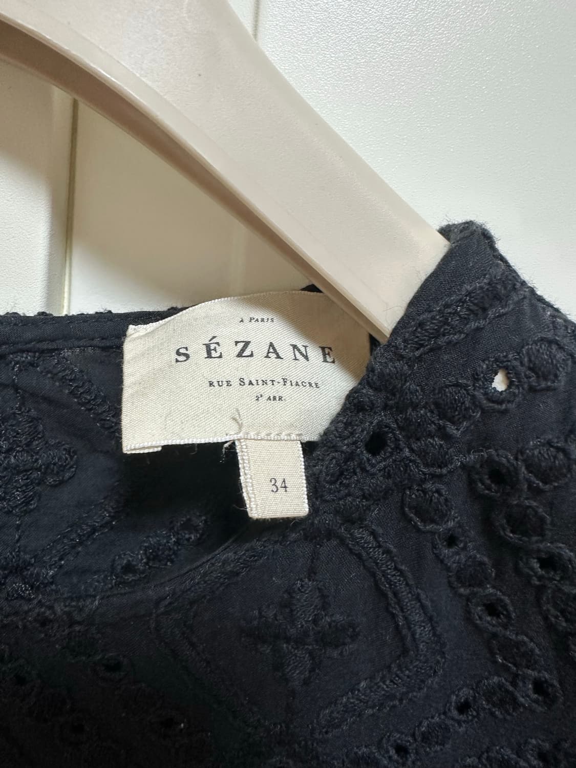 세잔 sezane 블랙 블라우스 34 상품이미지5