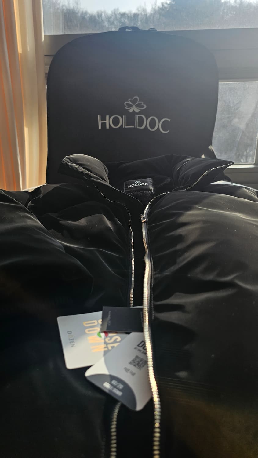 헝가리 구스 80:20 다운 블랙 L  (새상품) 상품이미지5