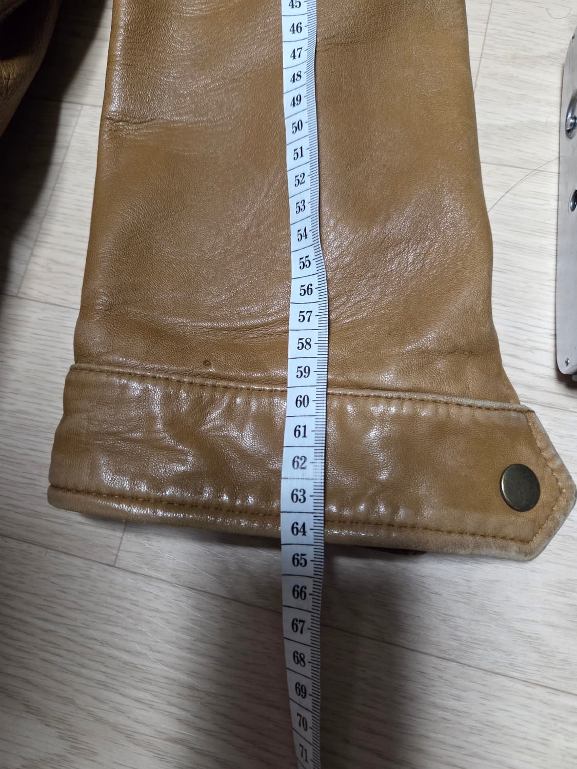 BEAN POLE 카멜 제뉴인 가죽자켓 레더자켓  상품이미지10