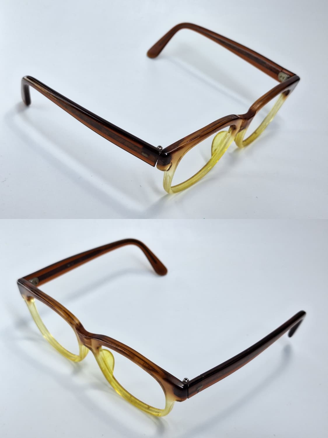 80s 일본 빈티지 No.20 52-20 안경테 고밀도 아세테이트 클래식 상품이미지5