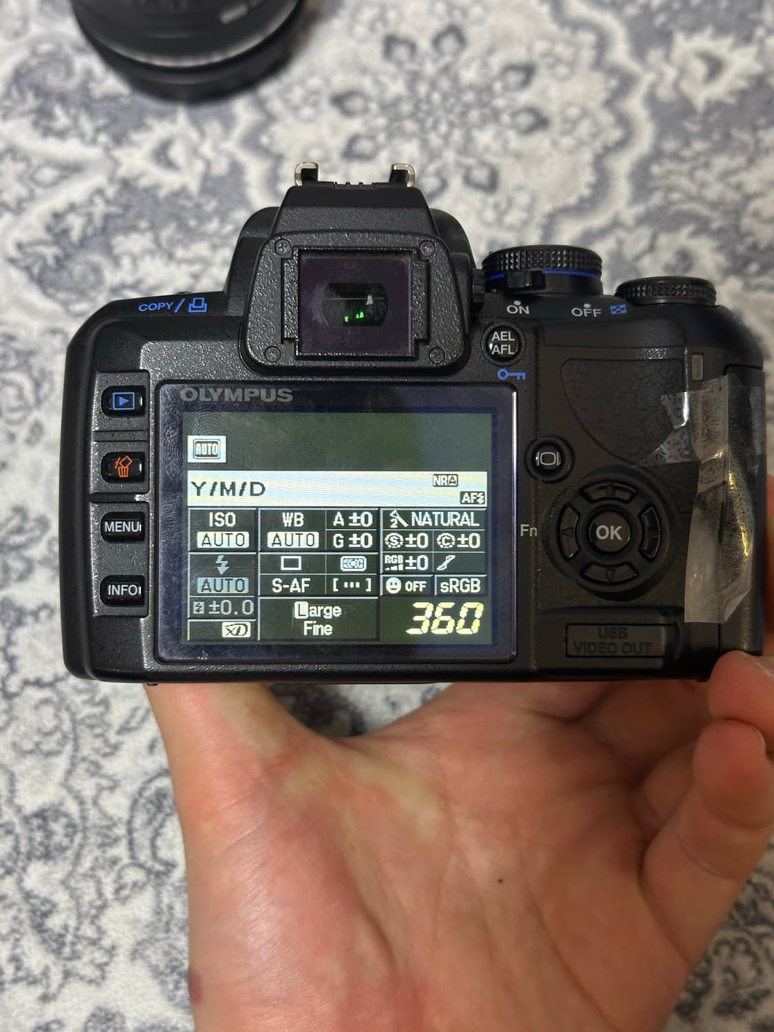 울림푸스 E-420 빈티지 디지털 카메라 상품이미지3