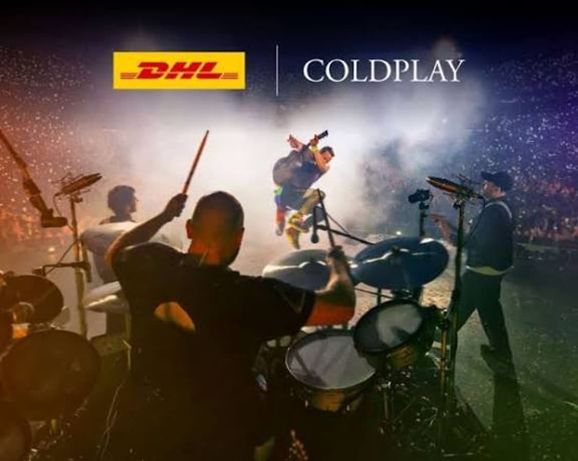 2025 콜드플레이 X DHL 월드투어 공식 티셔츠 상품이미지6