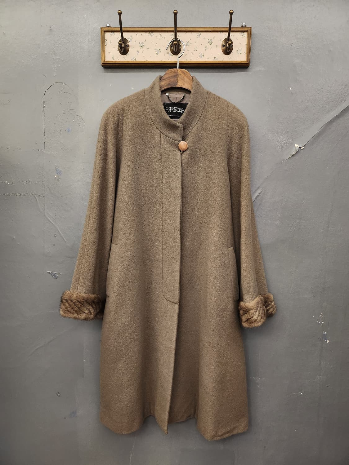 일본빈티지 캐시미어100%코트 상품이미지1