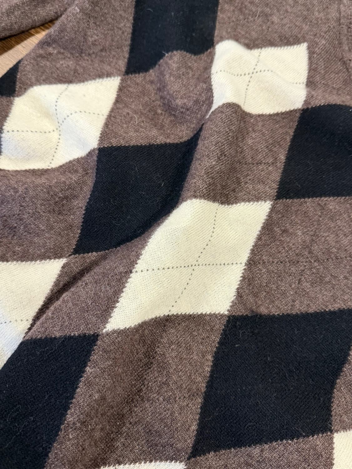 헤리티지 1981 아가일 니트 100 상품이미지8