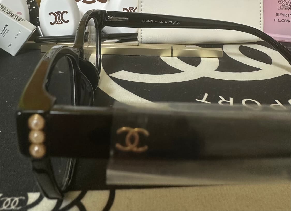 샤넬 안경 블랙 뿔테 상품이미지3