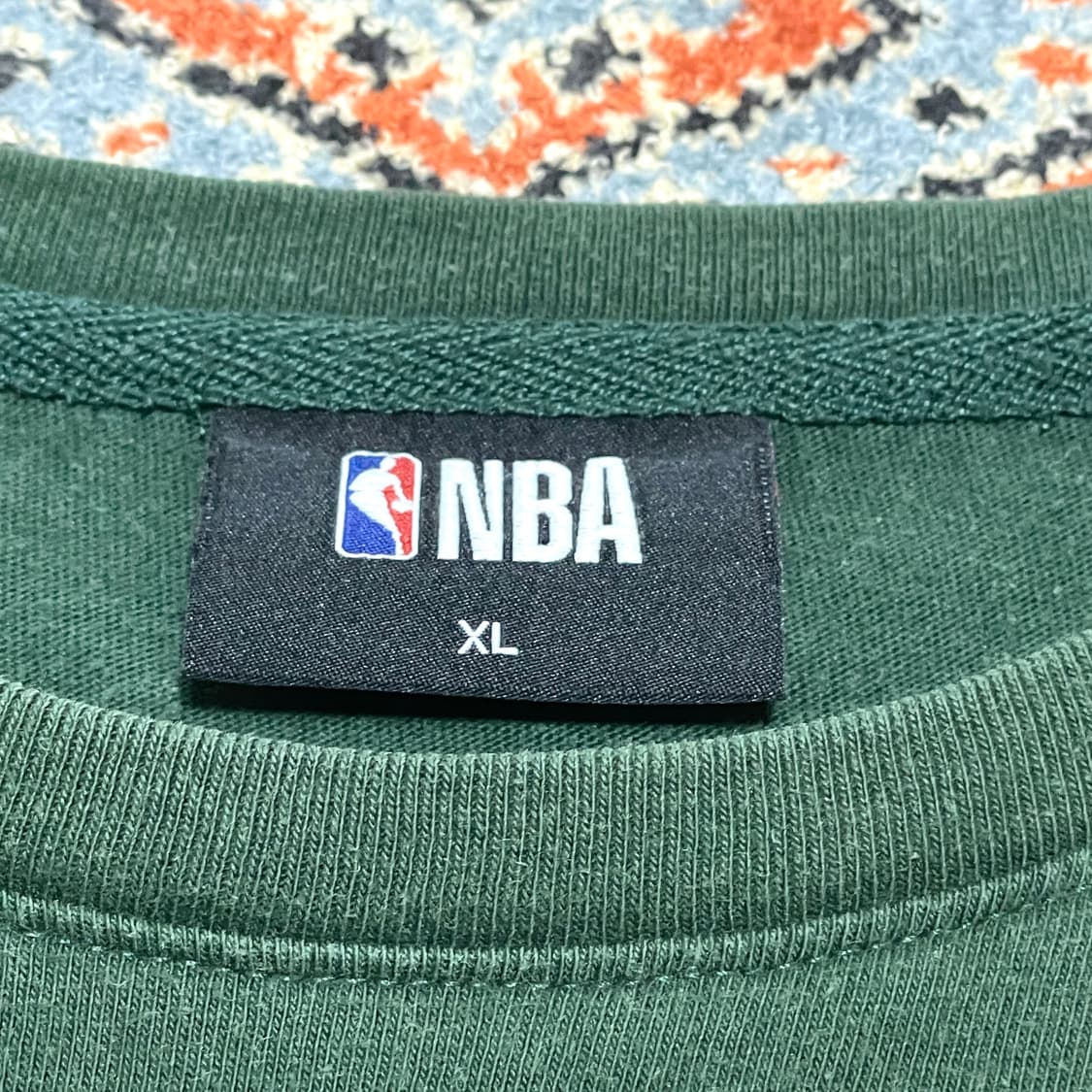 NBA 워리어즈 카키 반팔 티셔츠 남성XL 상품이미지4