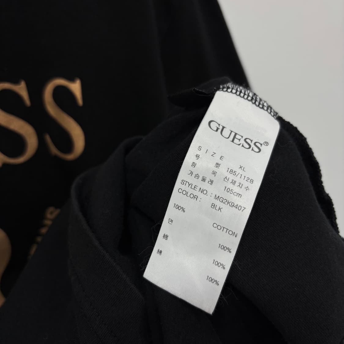  Guess 금장로고 반팔티  상품이미지4