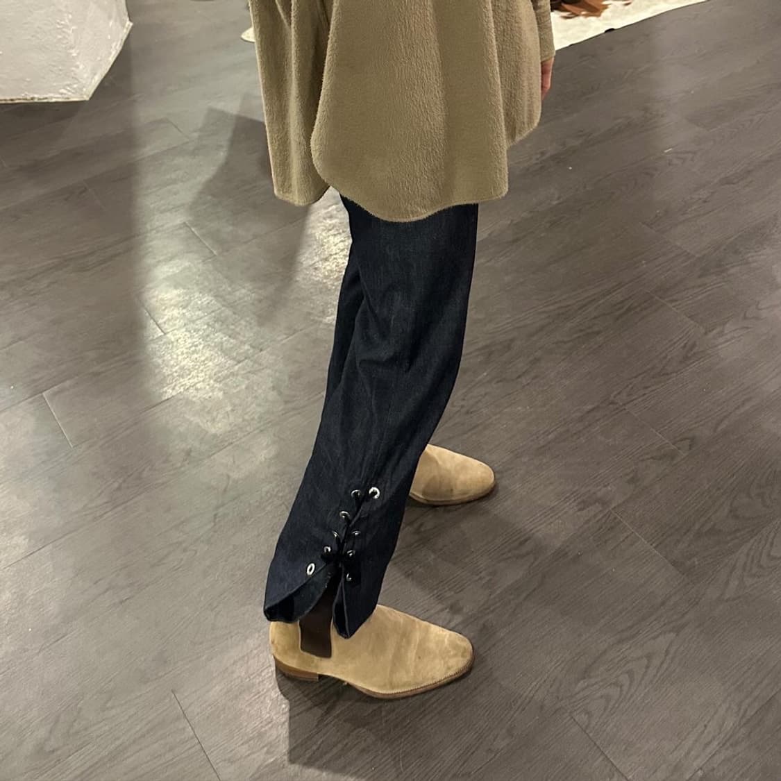 생로랑 스웨이드 첼시 부츠 상품이미지5