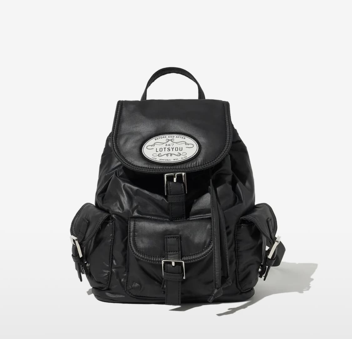 라츠유 츄비 백팩 블랙 상품이미지1