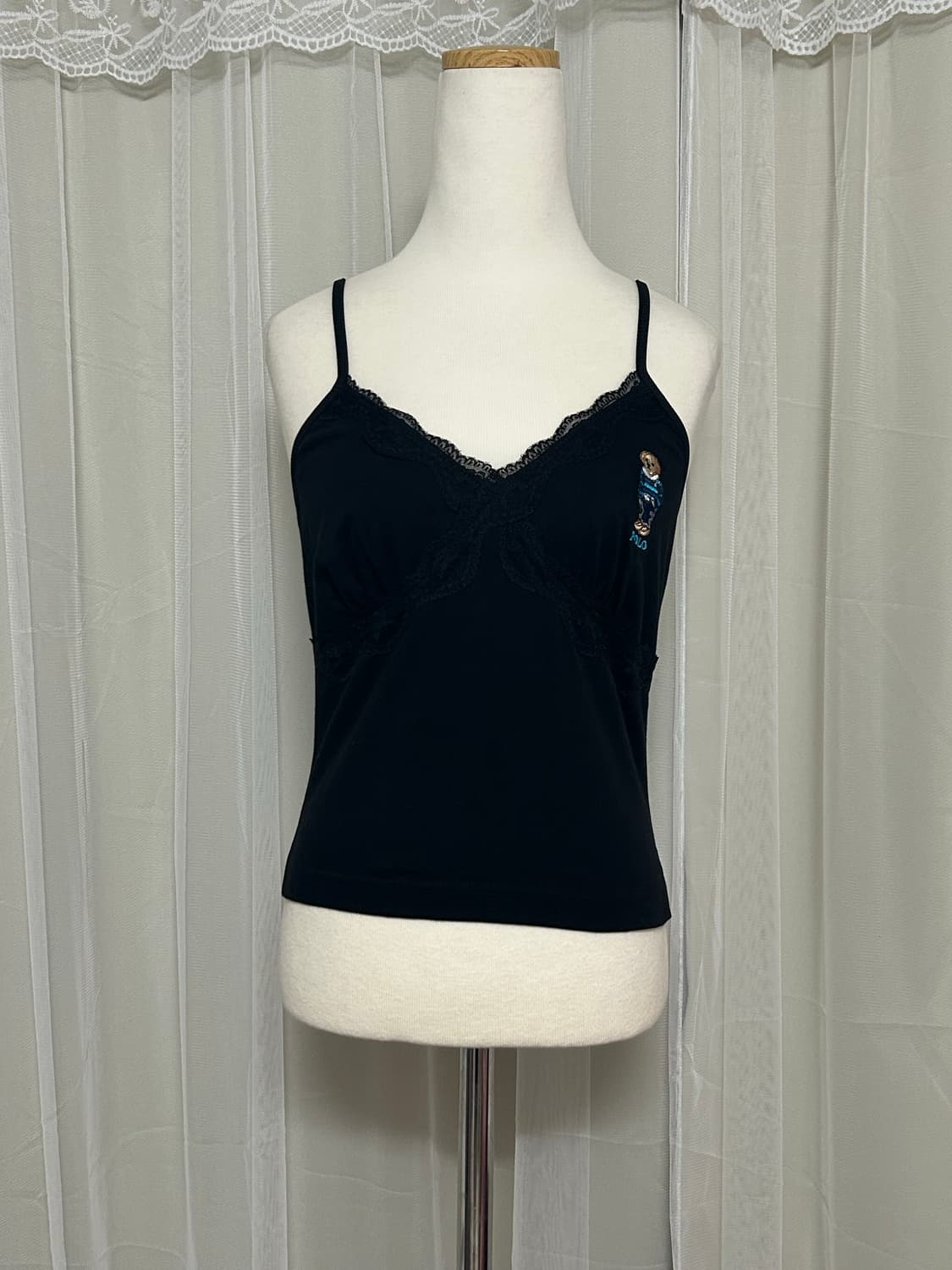 폴로 커스텀 테디베어 레이스 나시  상품이미지2