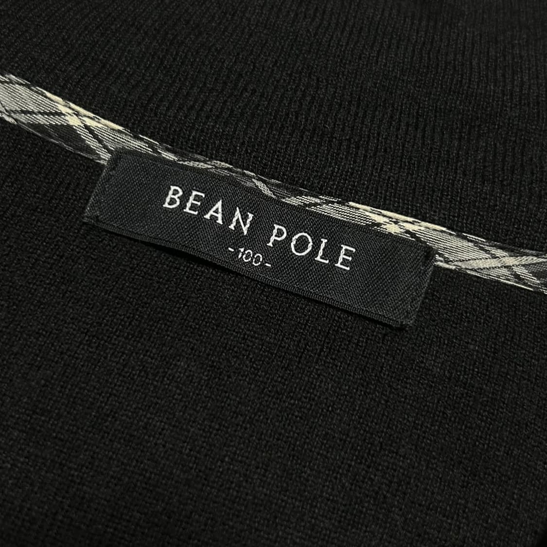 [M] Beanpole 빈폴 블랙 니트집업 상품이미지5