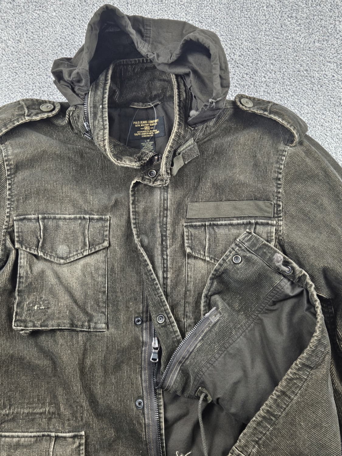 폴로진스 코듀로이 M65 야전 필드자켓 ( L ) / 9803 상품이미지10