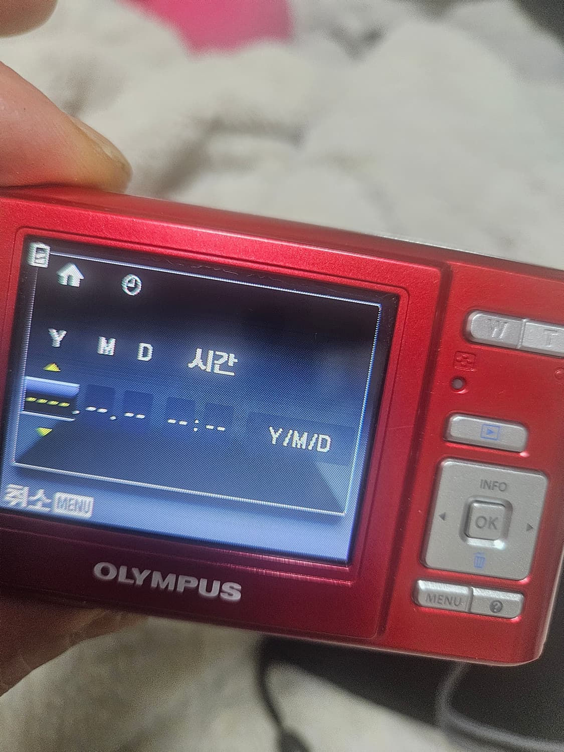 올림푸스 T-100 레드 디지털카메라 레트로 디카 상품이미지6